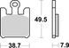 Гальмівні колодки SBS Performance Front Brake Pads, EVO Sinter 788HS фото 1