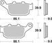 Гальмівні колодки SBS Standard Brake Pads, Ceramic 881HF фото 1