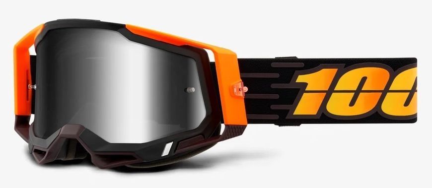 Окуляри 100% RACECRAFT 2 Goggle Costume 2 - Mirror Silver Lens, Mirror Lens 50121-252-15 фото