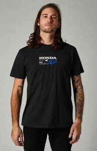 Футболка FOX HONDA PREMIUM TEE [Black], L 28325-001-L фото