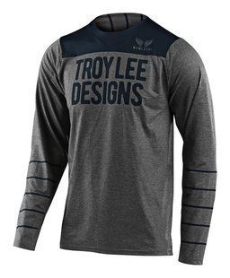 Джерсі TLD Skyline L/S Jersey [Pinstripe Heather/Gray] розмір L 341018014 фото