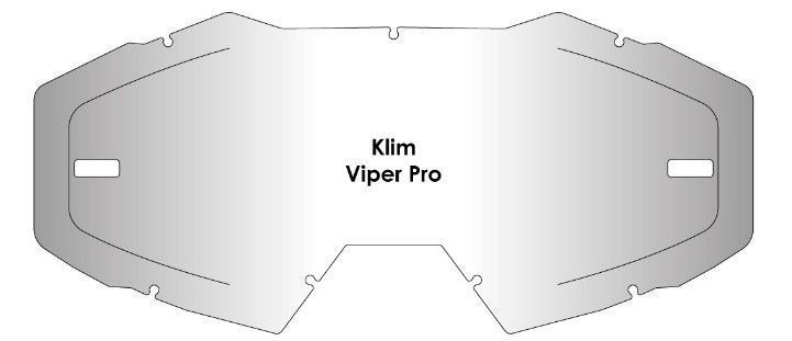 Линза AirScreen Klim Viper/Viper Pro без застежек, Затемненный (Light smoke) 016-001-16 фото