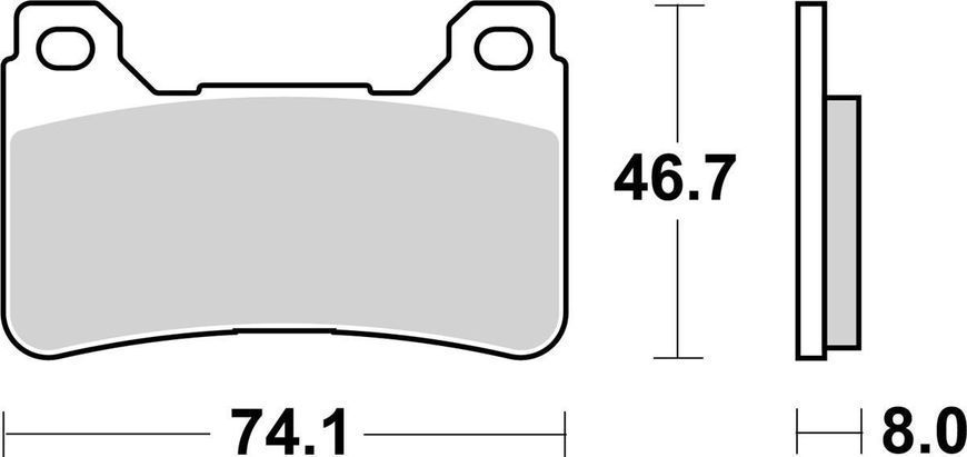 Тормозные колодки Renthal RC-1 Sport Brake Pads/ HHP, Sintered BP-516-HHP фото