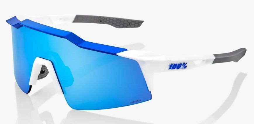 Очки Ride 100% SPEEDCRAFT SL - Matte Metallic Blue - HiPER Blue Multilayer Mirror Lens, Mirror Lens 60008-00003 фото