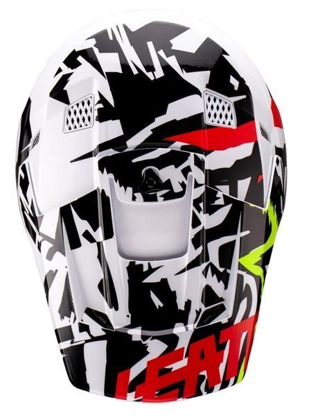 Шолом LEATT Moto 3.5 Jr Helmet [Zebra], YL 1023011701 фото