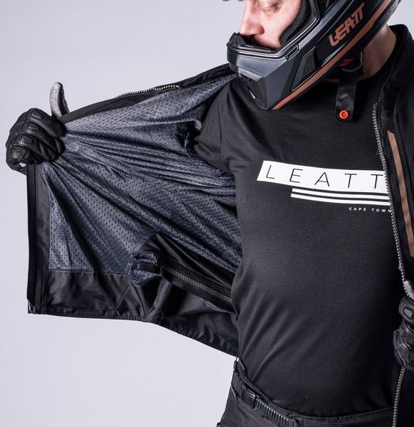 Куртка LEATT 4.5 FlowTour Short Adventure Jacket [Stealth], M 5026002501 фото