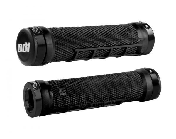 Гріпси ODI Ruffian MX MTB Lock-On Bonus Pack Black w/Black Clamps (чорні з чорними замками) D32RFB-B фото