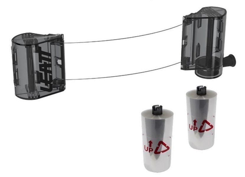 Система LEATT Roll-Off Mud Canisters Kit [Clear], Roll-Off 8019100051Y фото