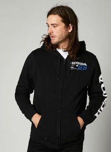 Толстовка FOX HONDA ZIP FLEECE [Black], XL 28310-001-XL фото
