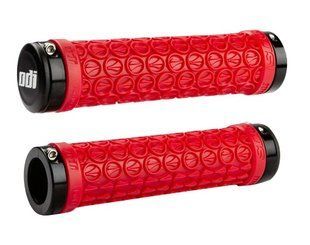 Гріпси ODI SDG MTB Lock-On Bonus Pack Bright Red w/Black Clamps, червоні з чорними замками D30SDBR-B фото