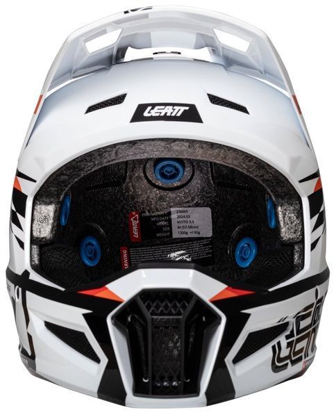 Шлем LEATT Moto 3.5 Helmet + Goggle [White], S 1025100541 фото