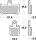 Гальмівні колодки Renthal RC-1 Sport Brake Pads/ HHP4, Sintered BP-520-HHP4 фото 2
