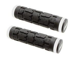 Гріпси ODI Rogue MTB Lock-On Bonus Pack Black w/White Clamps (чорні з білими замками) D30RGB-W фото