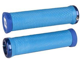 Грипси ODI Elite Motion, V2.1 Lock-On, Cyan Blue w/Black Clamp, сині із синіми замками D33MTU-U фото