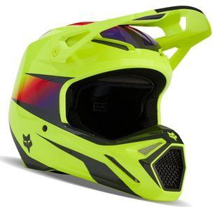 Шлем FOX V1 FLORA HELMET [Yellow], L 31372-005-L фото