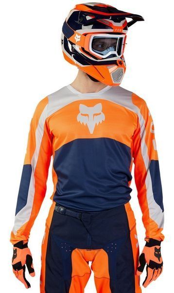 Джерси FOX 180 NITRO JERSEY [Flo Orange], L 31274-824-L фото