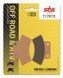 Гальмівні колодки SBS Standard Brake Pads, Sinter/Carbon 717ATS фото 2