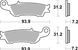 Гальмівні колодки SBS Comp Brake Pads, Carbon 840CS фото 2