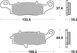 Гальмівні колодки SBS Performance Rear Brake Pads, Sinter 886LS фото 1