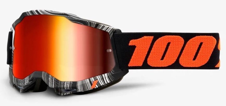 Окуляри 100% ACCURI 2 Goggle Geospace - Mirror Red Lens, Mirror Lens 50221-251-01 фото