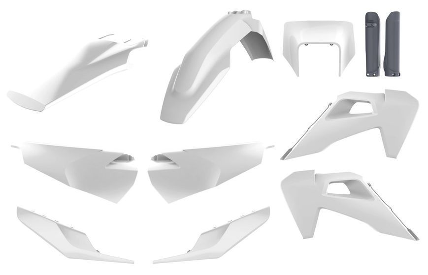 Пластик Polisport ENDURO kit - Husqvarna (20-) [White/Grey], Husqvarna 91105 фото