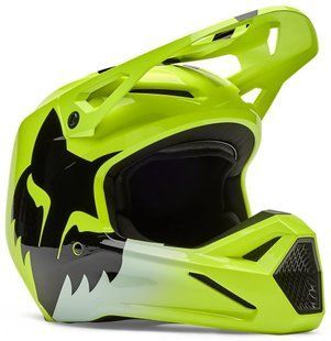 Шлем FOX V1 Helmet - SHIELD [Flo Yellow], XL 36385-130-XL фото
