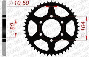 Зірка AFAM 520 Steel Chainwheel - Kawasaki [Black], 45z 16606-45 фото