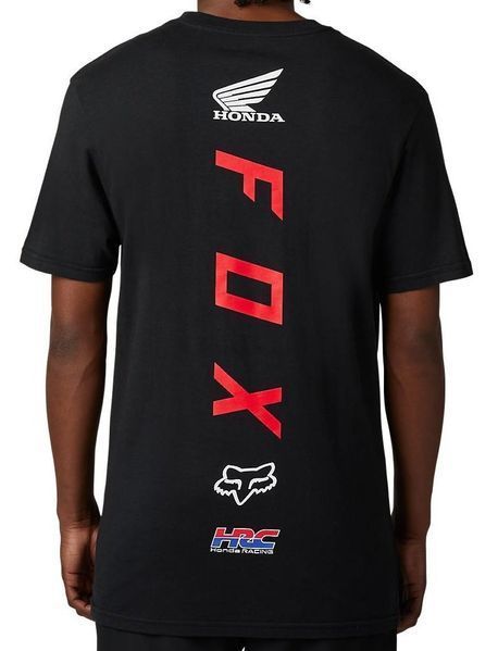 Футболка FOX X HONDA TEE [Black], L 30526-001-L фото
