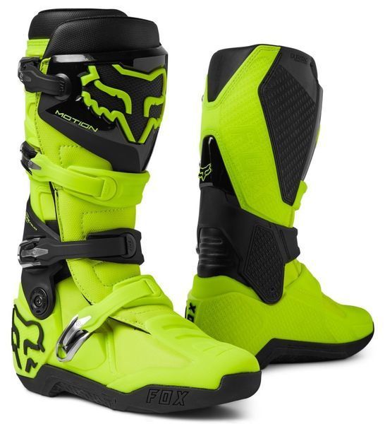 Мотоботы FOX MOTION BOOT [Flo Yellow], 9 29682-130-9 фото