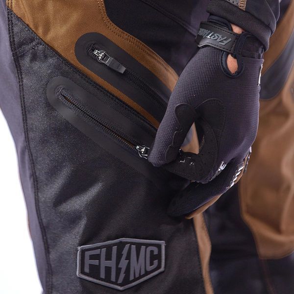 Штаны FASTHOUSE Off-Road Bronx, Black/Camel - 38 305002-06-38 фото