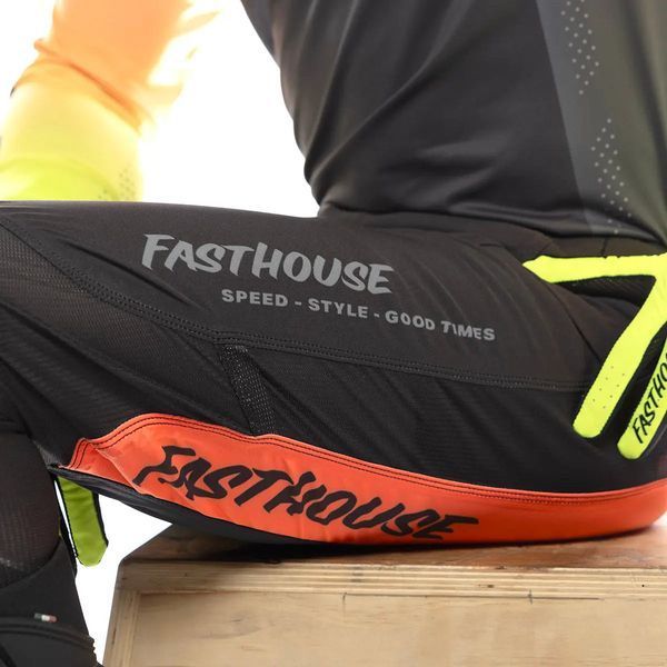 Штани FASTHOUSE Helix Circuit, Black/Hyper Coral - 32 318001-02-32 фото