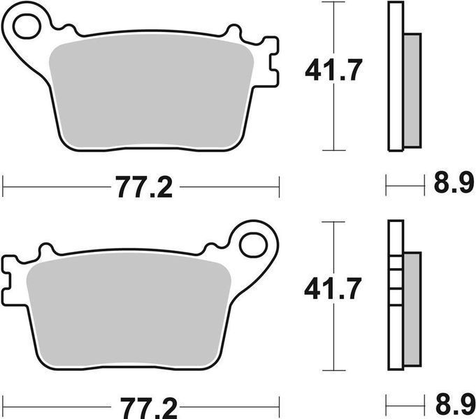 Тормозные колодки Renthal RC-1 Sport Brake Pads, Sintered BP-521 фото