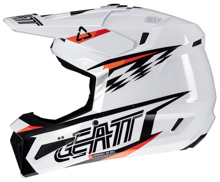 Шлем LEATT Moto 3.5 Helmet + Goggle [White], M 1025100542 фото