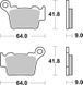 Гальмівні колодки SBS Racing Brake Pads, EVO Sinter/Sinter 791RSI фото 2