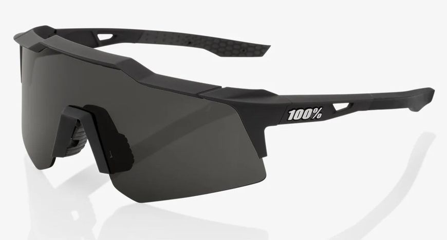 Очки Ride 100% SpeedCraft XS - Soft Tact Black - Smoke Lens, Colored Lens 60009-00000 фото