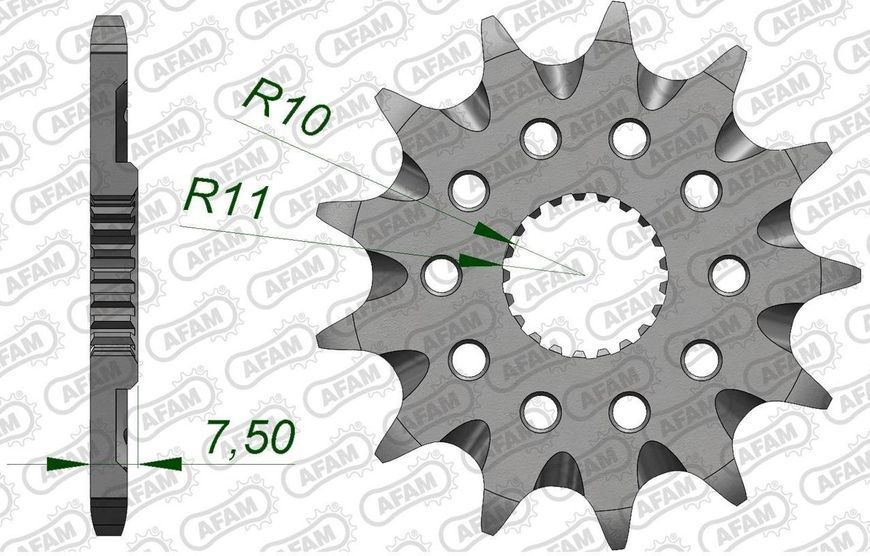 Звезда AFAM Grooved Chainwheel 520 - Honda, 13z 20210+13 фото