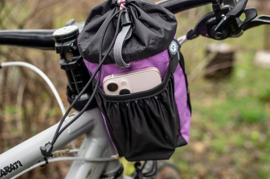 Сумка на руль KasyBag X-Pocket Pack One hand (кормушка) Lilac KB-XPPOH-l фото