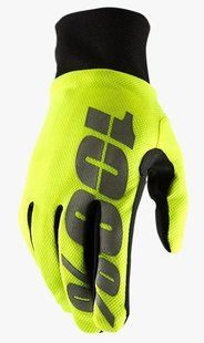 Водостойкие перчатки RIDE 100% Hydromatic Waterproof Glove [Fluo Yellow], M (9) 10017-00006 фото