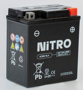 Аккумулятор NITRO AGM Open Battery [7.4 Ah], CCA 130 (A) NTZ8V-SLA фото