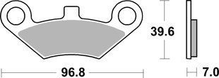 Тормозные колодки SBS Racing Brake Pads, EVO Sinter/Sinter 914RSI фото
