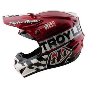 Мото шолом TLD GP PRO HELMET; FIFTY-50 [WHITE / RED] MD 101356003 фото