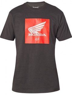 Футболка FOX HONDA PREMIUM UPDATE TEE [Black Vintage], L 25995-587-L фото