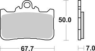Тормозные колодки SBS Performance Front Brake Pads, EVO Sinter 994HS фото