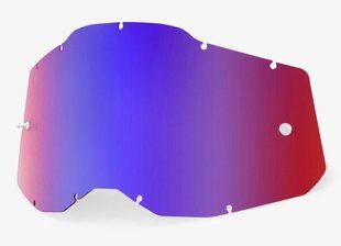Лінза 100% RC2/AC2/ST2 Replacement Lens - Mirror Red/Blue, Mirror Lens 51008-254-01 фото