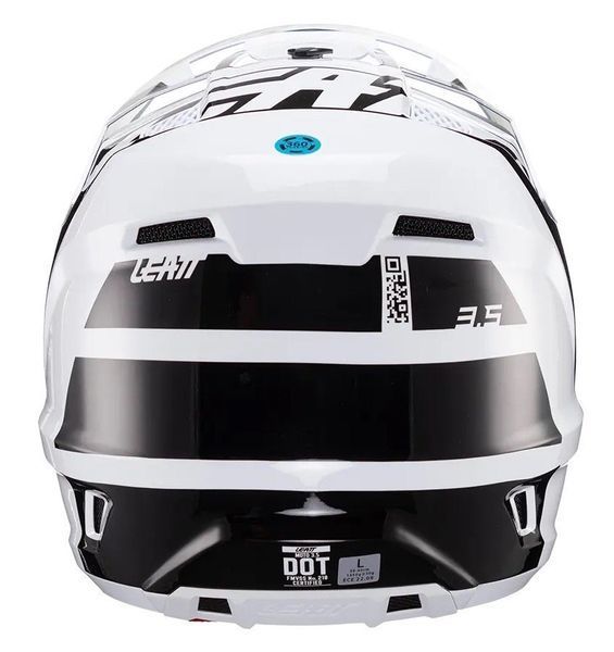 Шолом LEATT Helmet Moto 3.5 + Goggle [White], L 1024060383 фото