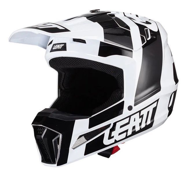 Шолом LEATT Helmet Moto 3.5 + Goggle [White], L 1024060383 фото