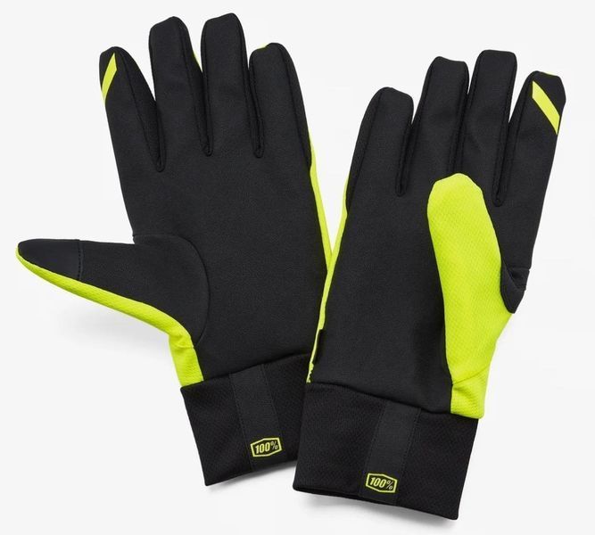 Водостойкие перчатки RIDE 100% Hydromatic Waterproof Glove [Fluo Yellow], L (10) 10017-00007 фото