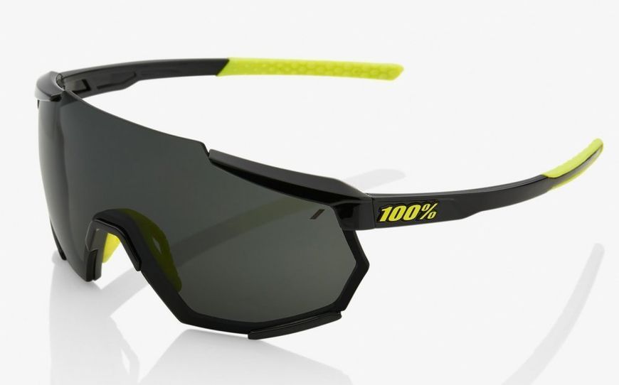 Окуляри Ride 100% RACETRAP - Gloss Black - Smoke Lens, Colored Lens 61037-001-57 фото