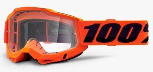Окуляри 100% ACCURI 2 OTG Goggle Neon Orange - Clear Lens, OTG 50224-101-05 фото