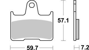 Тормозные колодки SBS Performance Rear Brake Pads, Sinter 984LS фото